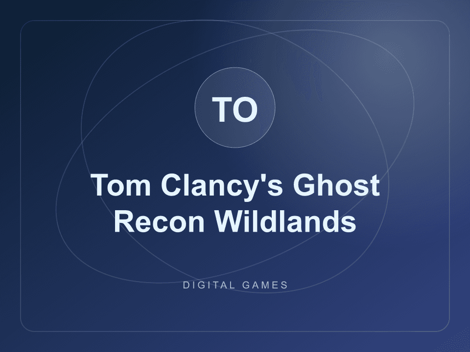 Tom Clancy's Ghost Recon Wildlands