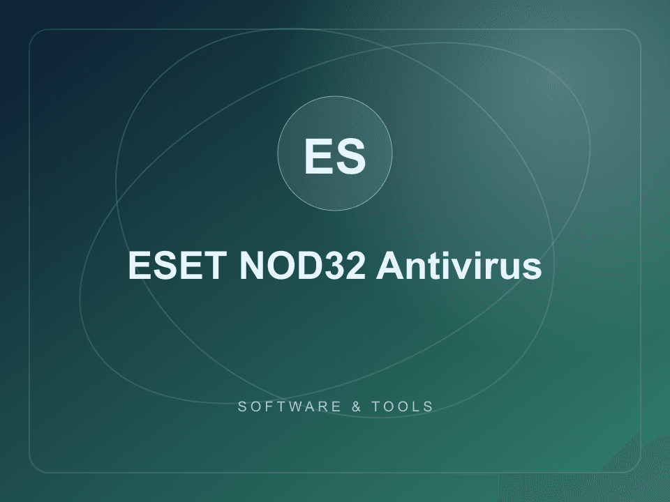 ESET NOD32 Antivirus — licence 1 year, 1 PC